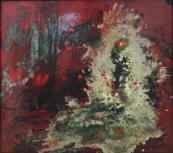 Extasis, esmalte vitrio, 38 x 40.5 cm