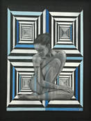 Escoge tu camino, óleo sobre tela, 50 x 70 cm