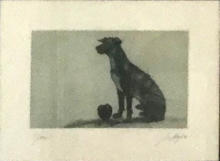 Buenos amigos, serigrafía, 24 x 32 cm