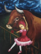 El último atardecer, óleo sobre bastidor, 80 x 60 cm