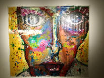 Esperanza, acrílico con pincel y espátula sobre tela, 175 x 205 cm